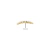 14kt gouden threadless gebogen bar 14kt gouden threadless gebogen bar