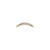 14kt gouden threadless gebogen bar 14kt gouden threadless gebogen bar