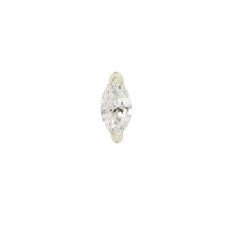 14kt gouden Zuri marquise Swarovski