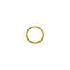 18kt gouden clicker ring gedraaid 10mm