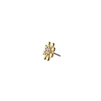 14kt gouden corona met premium zirkonia