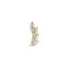18kt gouden wing met zirkonia 18kt gouden wing met zirkonia