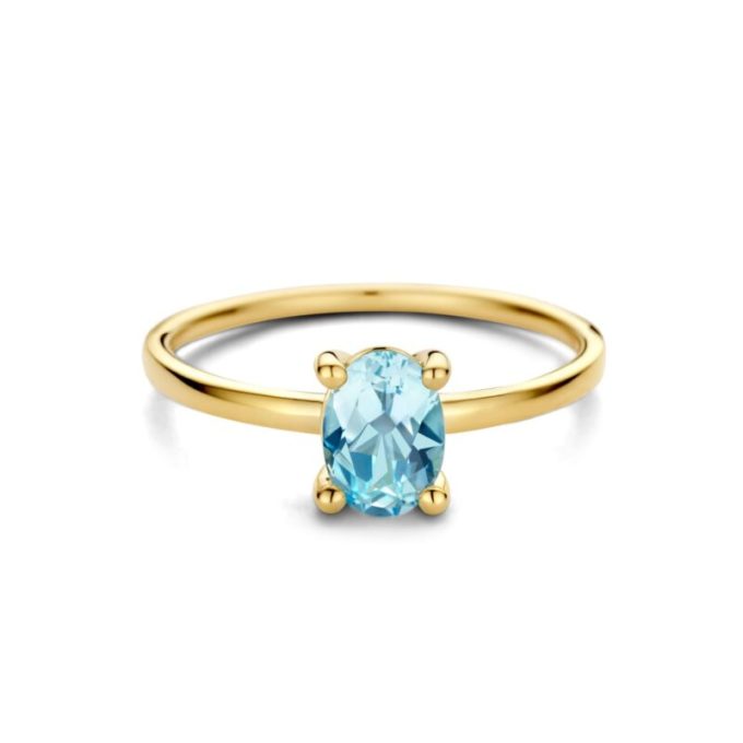 Ginny Ring Mijoux Blue Topaz
