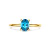 Ginny Ring Mijoux London Blue Topaz