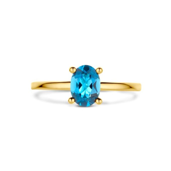 Ginny Ring Mijoux London Blue Topaz