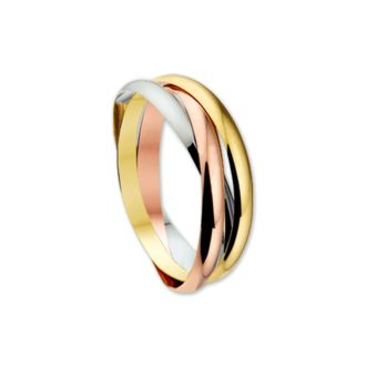 14 kt Gold Trinity Ring