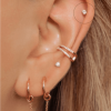 Briljant geslepen diamanten piercing 0,03 karaat Briljant geslepen diamanten piercing 0,03 karaat