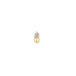 14kt gouden Babe met Swarovski van Buddha Jewelry