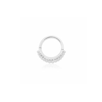 14kt witgouden Daith clicker