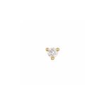 14kt gouden solitaire diamant van Modern Mood