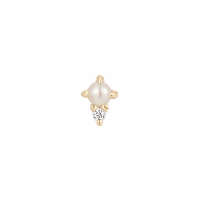 14kt gouden The light met parel van Buddha Jewelry 14kt gouden The light met parel van Buddha Jewelry
